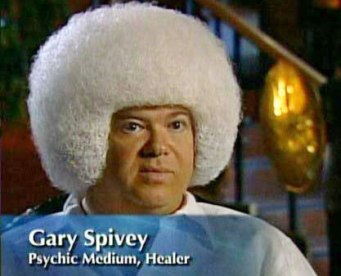 Not our narrator, but, I couldn't resist including Gary here in a story about a self-aware psychic.