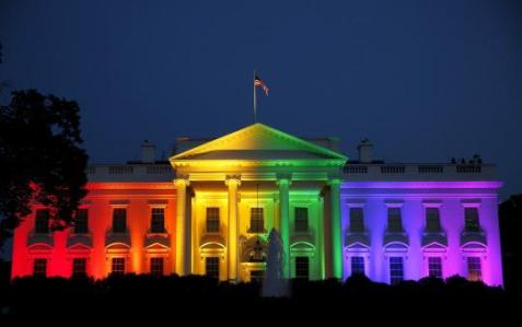 This is the White House. This makes me happy. This is me dancing on the anti-gay sentiment that traditionalists try to camouflage as "religious freedom." This is me also trying to take a tiny victory lap before jackass bigots try and find a way around what is truly righteous.  
