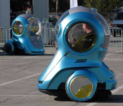 Why are they trying to make autonomous cars look like Segways for fragile people or exaggerated diving helmets? 