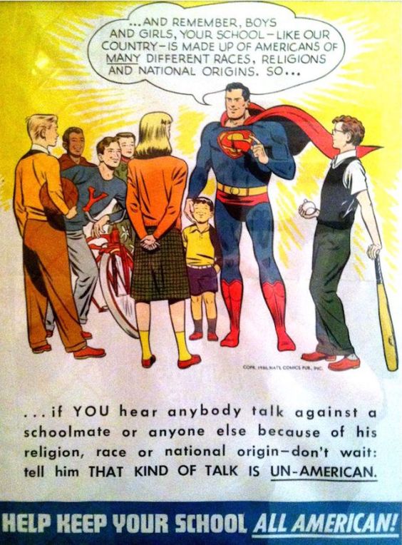 Shut up, Superman, you ILLEGAL immigrant!