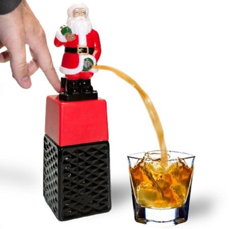 Santa alcohol dispenser