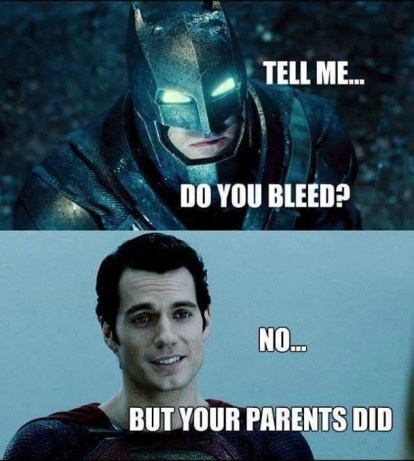 Superman is harsh