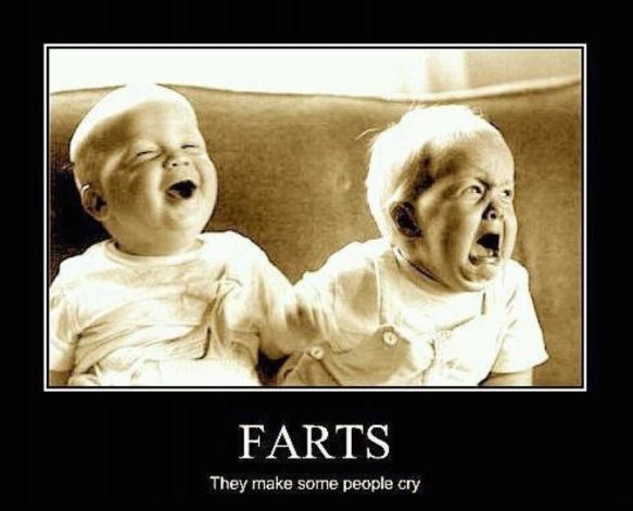 baby farts funny