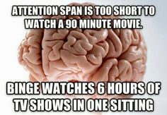 scumbag brain meme attention span